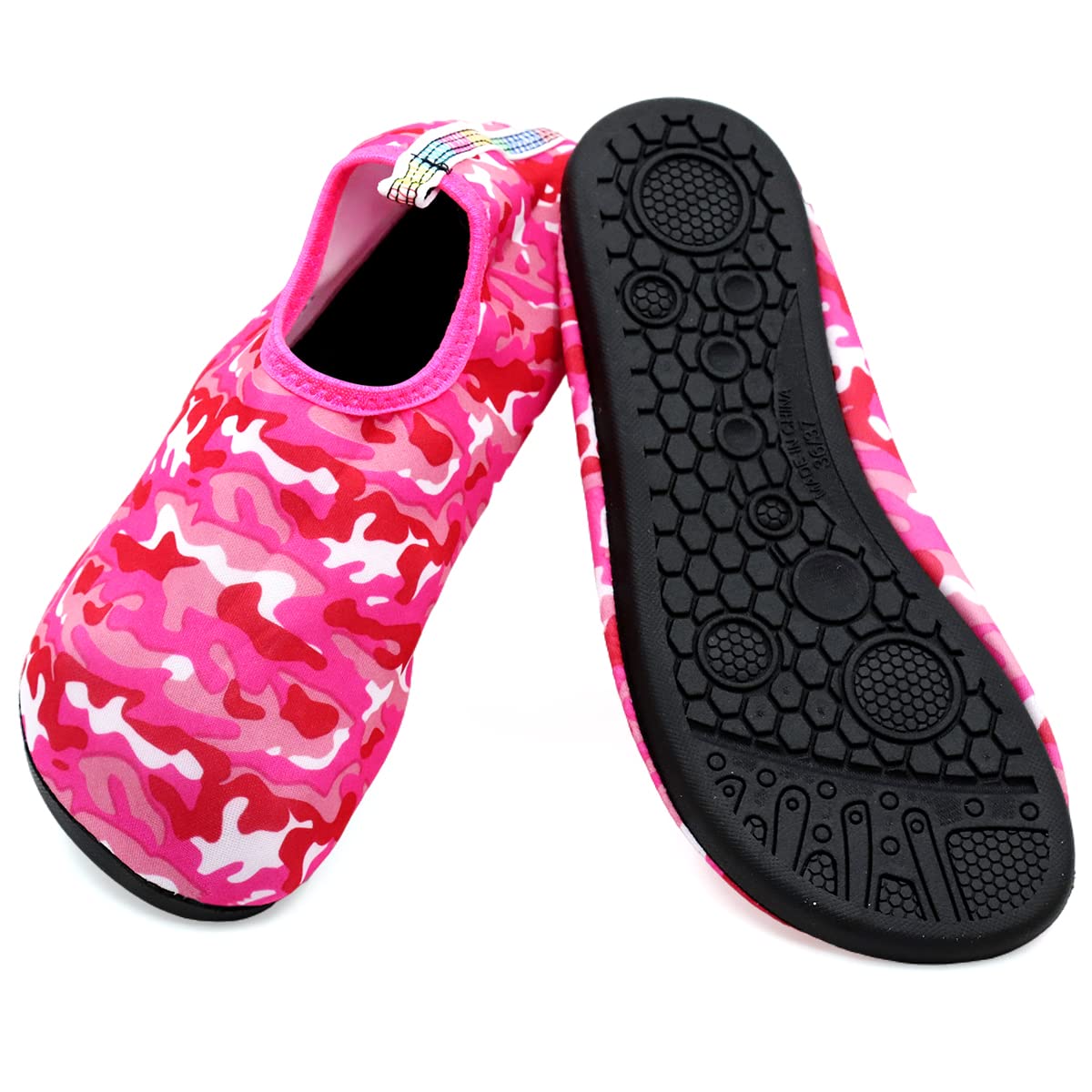 PALAY Water Shoes for Men Women, Quick Dry Barefoot Aqua Yoga Socks, Outdoor Thicken Anti-Slip TPR Rubber Sole Breathable Aqua Socks for Surfing Yoga Indoor Fitness(UK3-3.5) PALAY Water Shoes for Men Women, Quick Dry Barefoot Aqua Yoga Socks, Outdoor Thicken Anti-Slip TPR Rubber Sole Breathable Aqua Socks for Surfing Yoga Indoor Fitness(UK3-3.5)